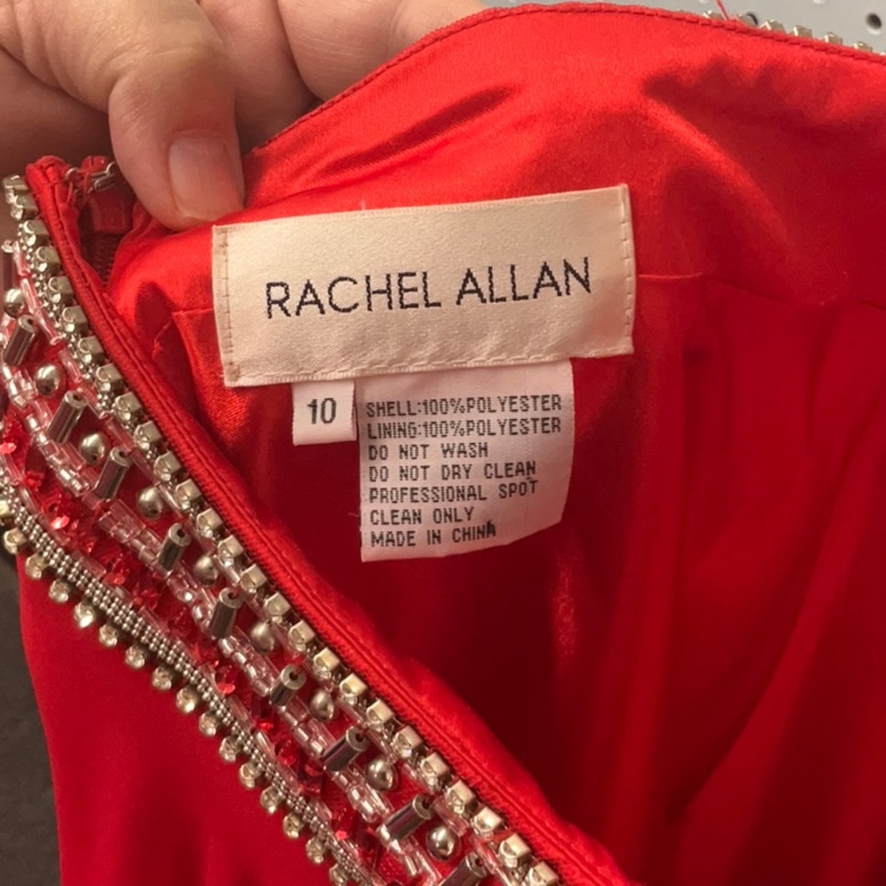 Rachel Allan Red Size 10 - Picture 3 of 4